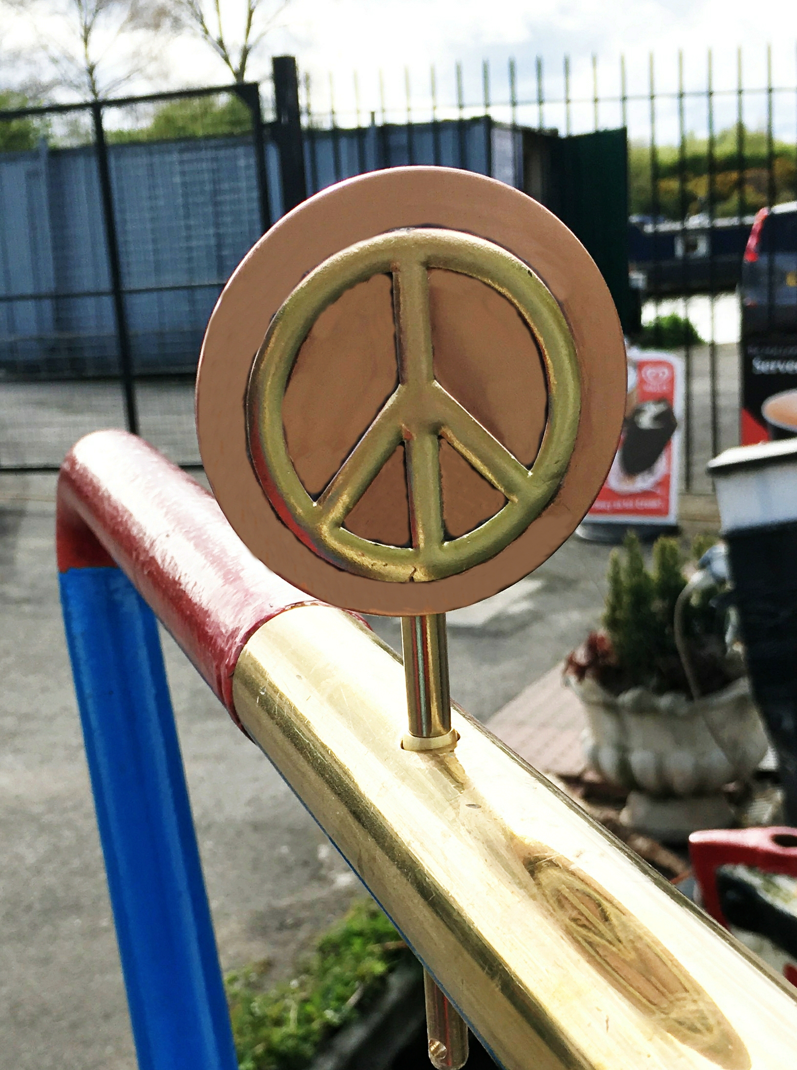 Peace Sign Tiller Pin